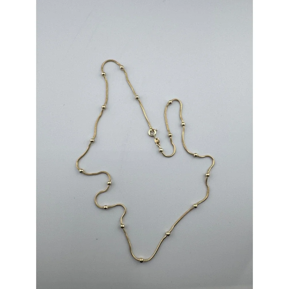 14K Gold Plated‎ Snake Chain 20